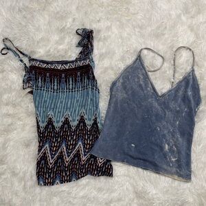 Free People Open Back Top & Brandy Melville Camisole Top